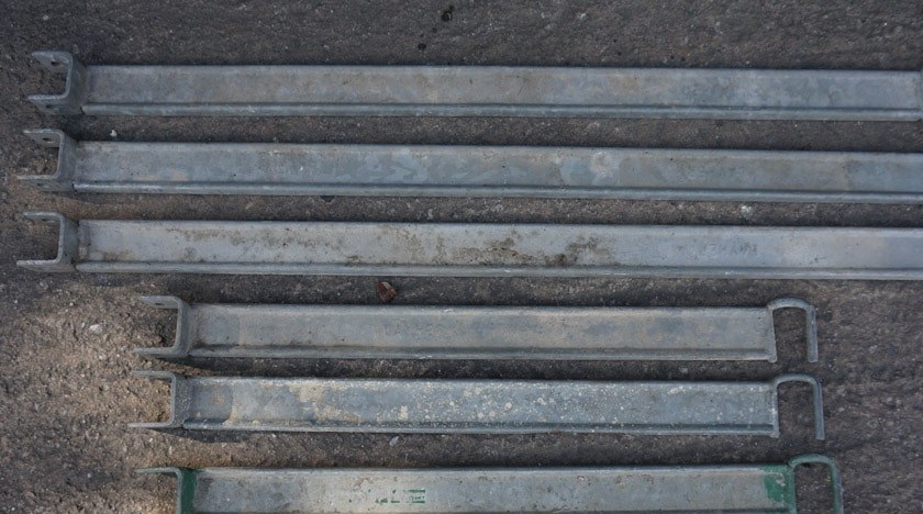 Gebrauchtes Gerüst – Beispielfoto aus dem Lager