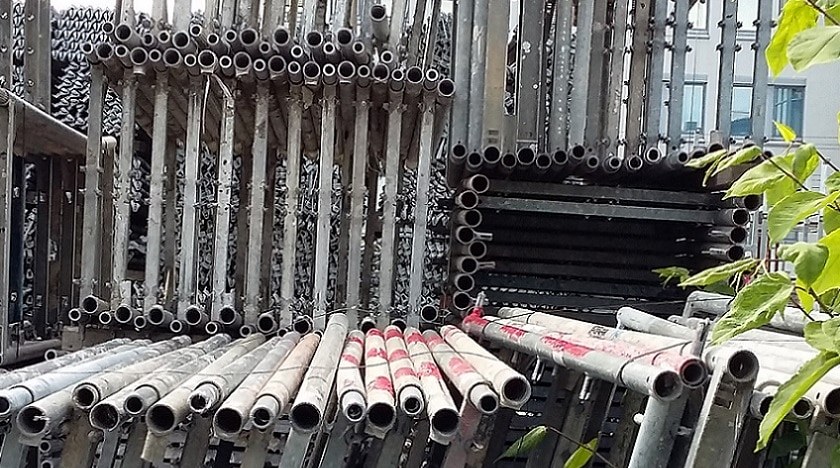 Gebrauchtes Gerüst – Beispielfoto aus dem Lager