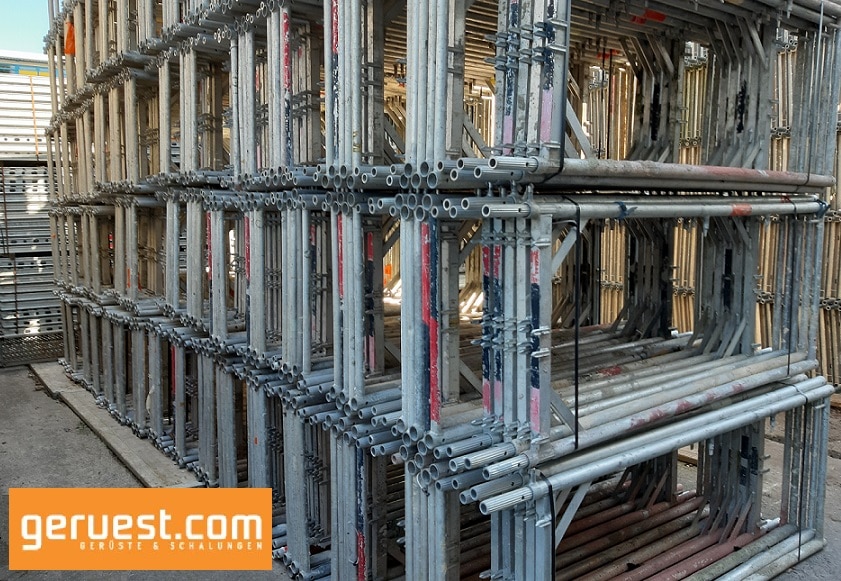 Gebrauchtes Gerüst – Beispielfoto aus dem Lager