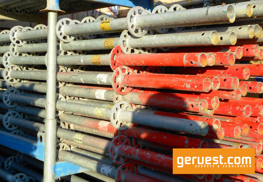 Gebrauchtes Gerüst – Beispielfoto aus dem Lager